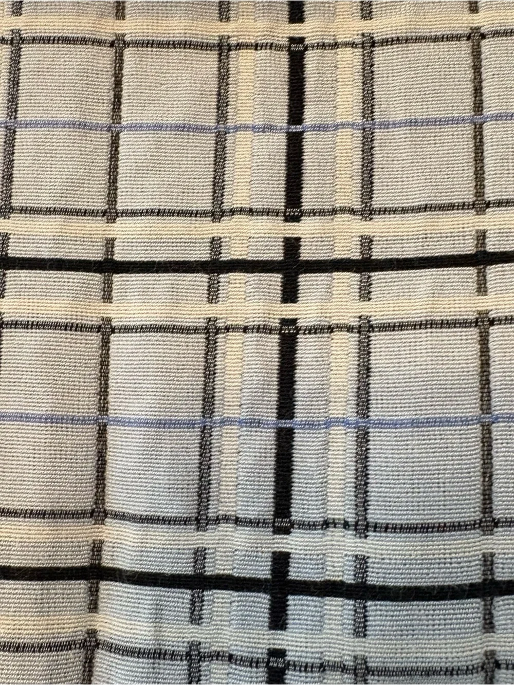 Janie and Jack Winter Wishes light blue plaid dress faux fur collar 12-18 months